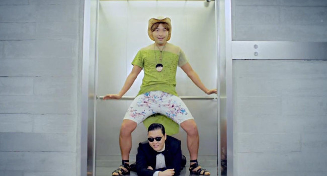 Gangnam Style Elevator Cowboy