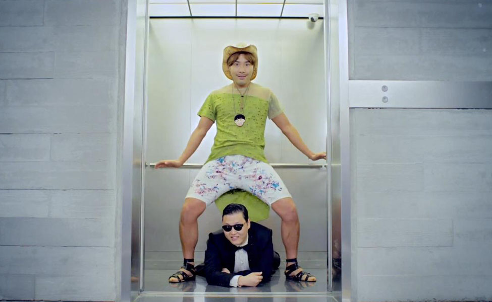 Gangnam Style Elevator Cowboy