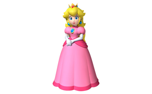 Princess peach dress clearance up