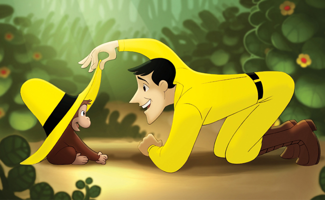 curious george with yellow hat