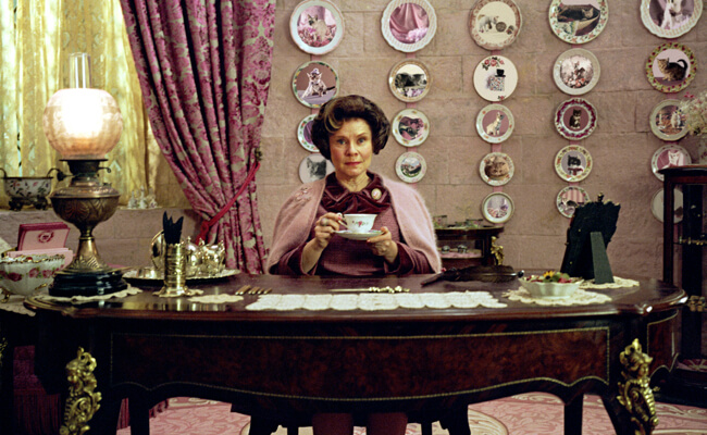 owls at dolores umbridge costume