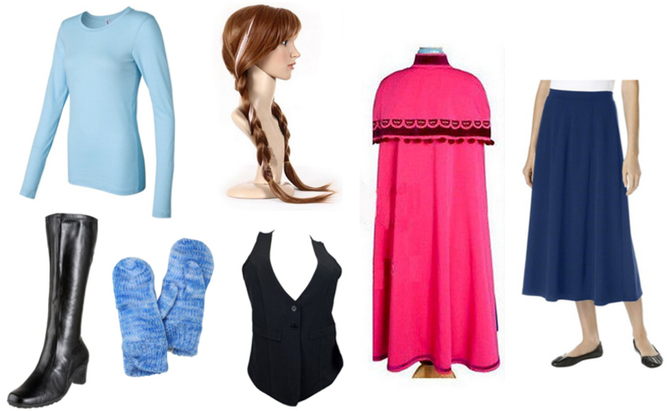 Elsa and outlet anna costumes diy