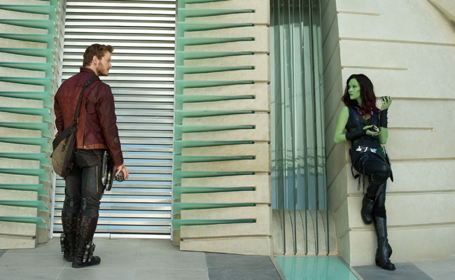 Peter Quill and Gamora