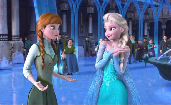 Queen Elsa and Princess Anna