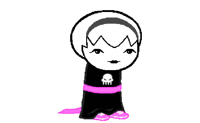 Rose Lalonde | black squiddle dress Minecraft Skin