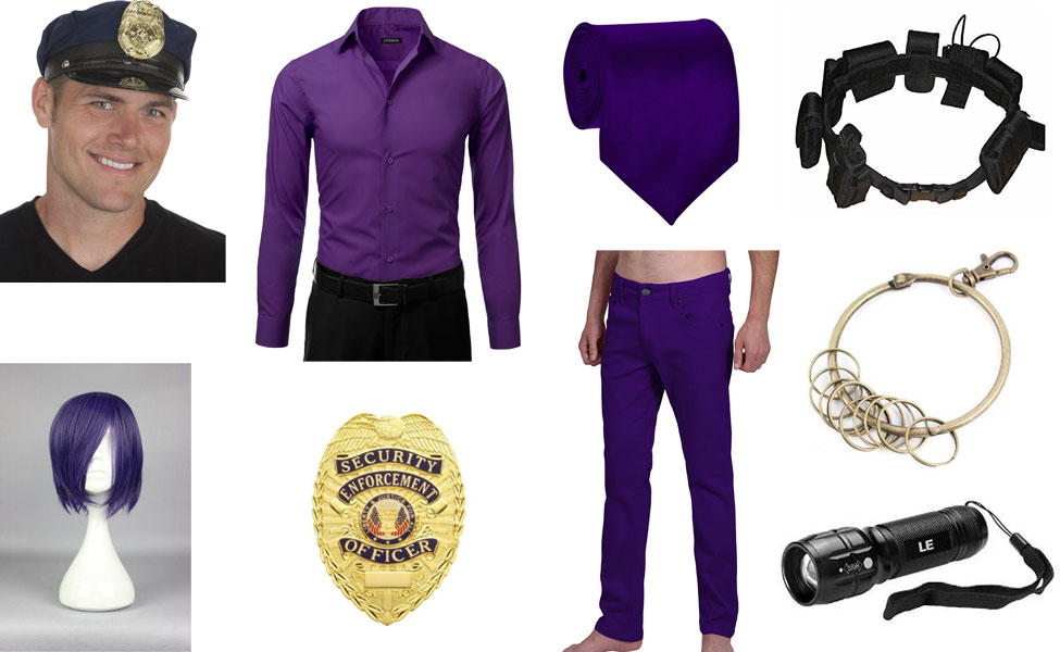 Purple Security Guard Hat Roblox - Combos Com O Personagem Mob Do Jogo ...