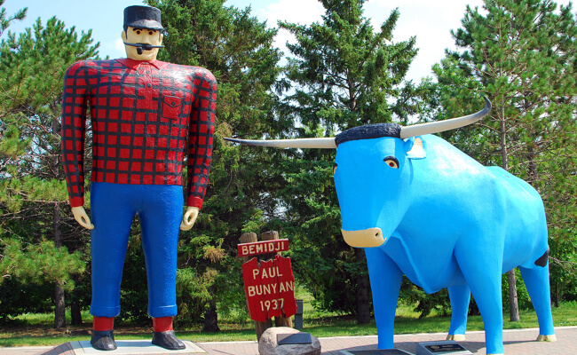 Paul Bunyan and Babe the Blue Ox