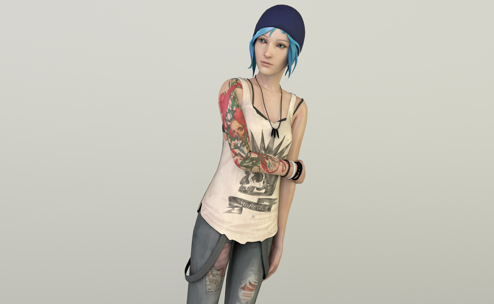 Chloe Price's Blue Hair Costume - wide 7