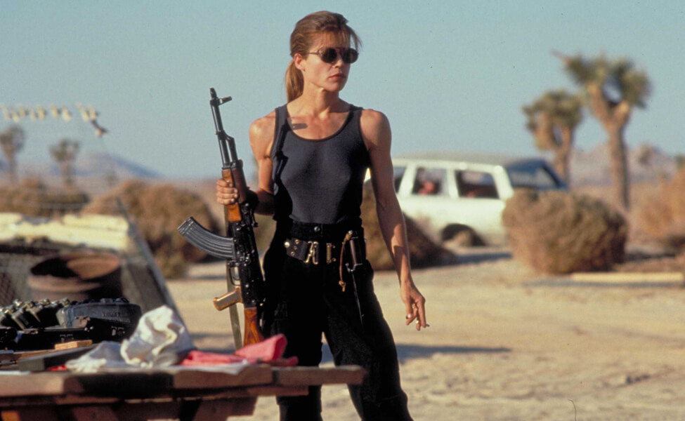 Sarah Connor from the Terminator Franchise