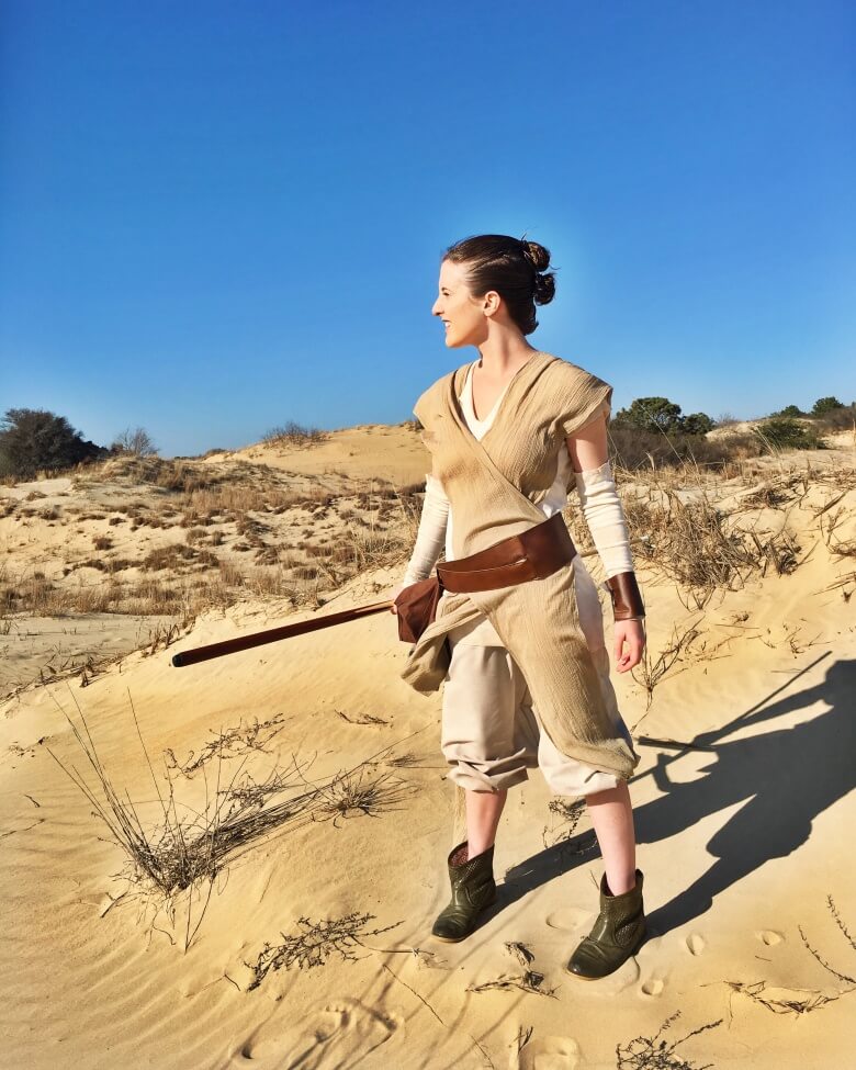 Make Your Own Rey From Star Wars The Force Awakens Carbon Costume DIY Guides To Dress Up