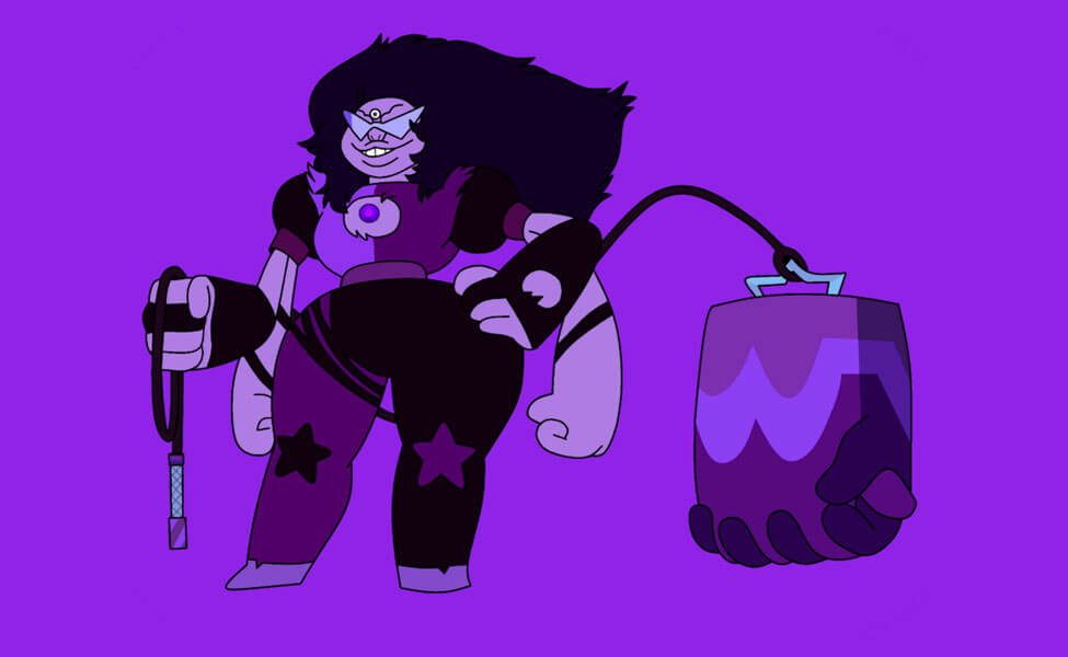 steven universe opal and sugilite