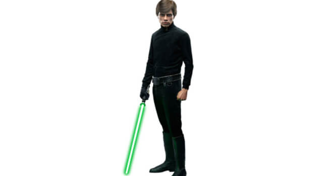 Luke Skywalker from Return of the Jedi