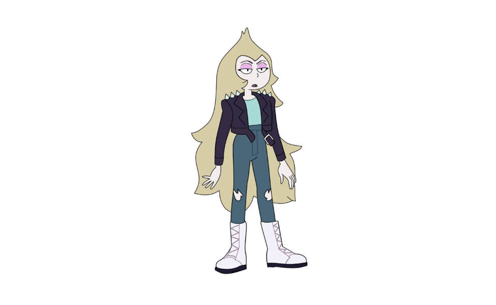 Young Vidalia from Steven Universe