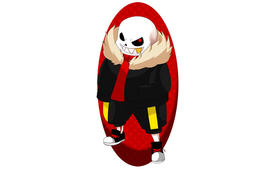 Undertale Underfell Sans Outfit uniform Cosplay Costume custom made#NM1