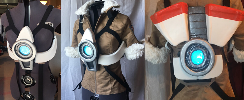 Tracer – Overwatch 2 Undersuit Pattern – Gun Head Design