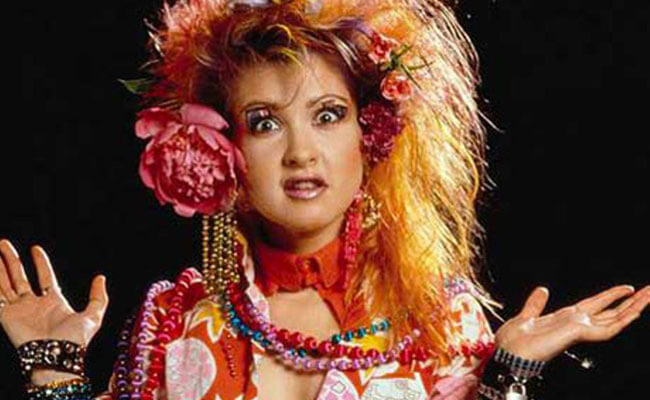 80s makeup cyndi lauper