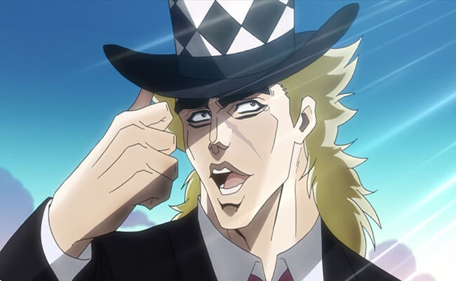 speedwagon jojo hat