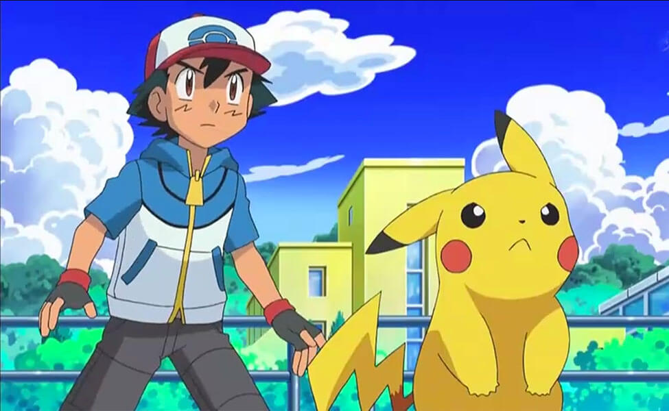 Ash Ketchum and Pikachu.