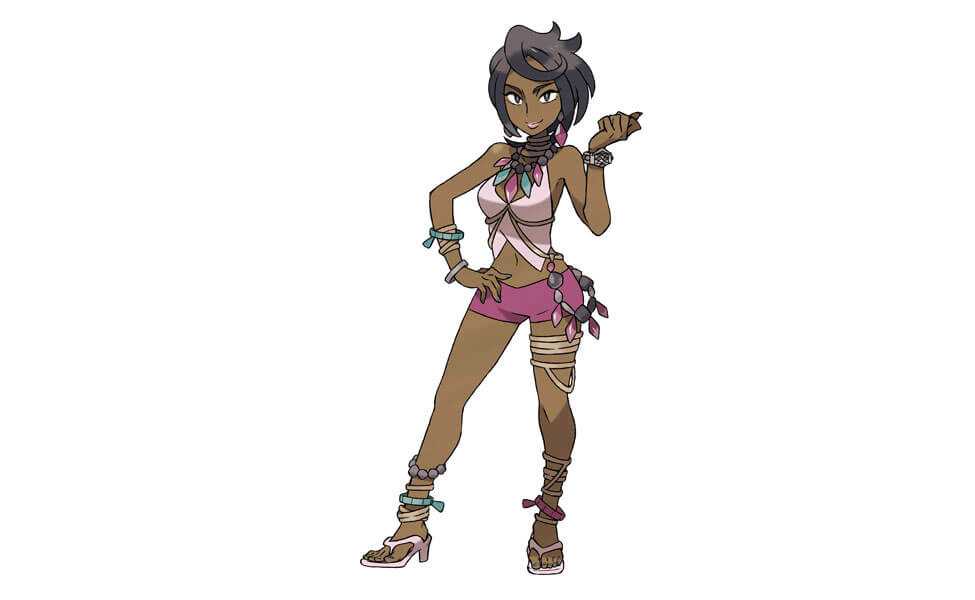 Olivia from Pokemon Sun and Moon