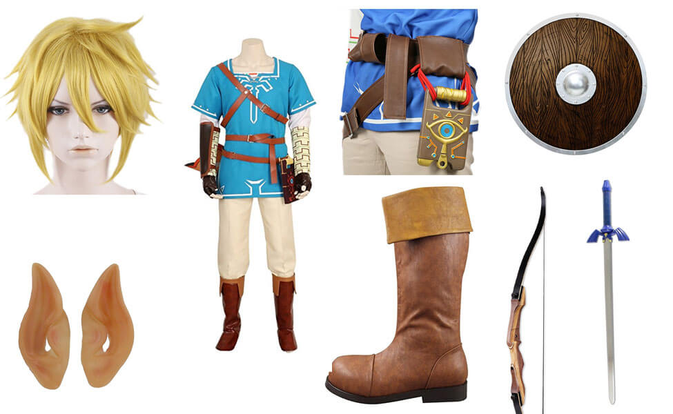 Link in Zelda: Breath of the Wild Costume