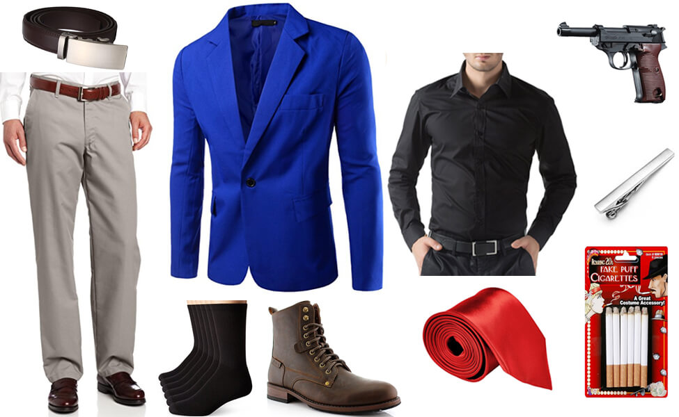 Lupin III Blue Jacket Series Version Costume