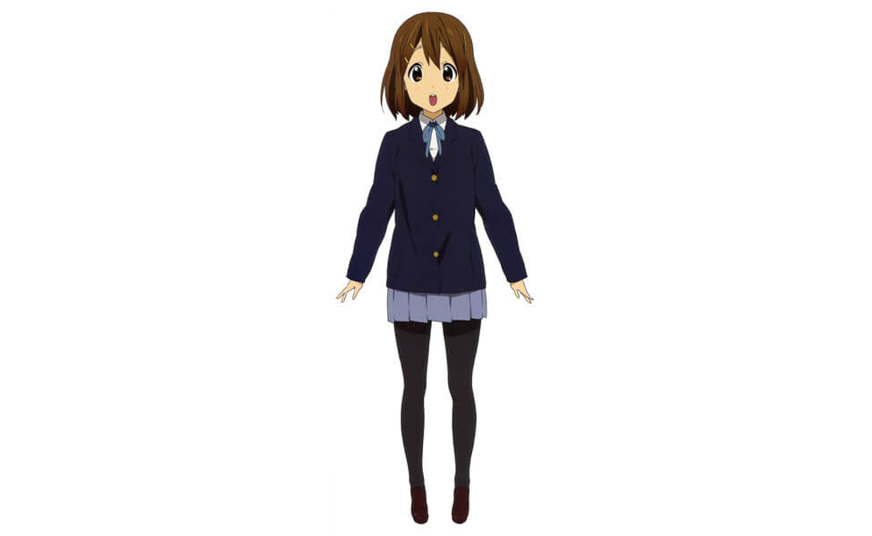 Anime K-On Yui Hirasawa Short Brown Cosplay Wig