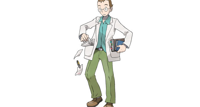 Professor Elm in Pokémon