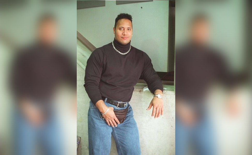 Dwayne the 2024 rock johnson turtleneck