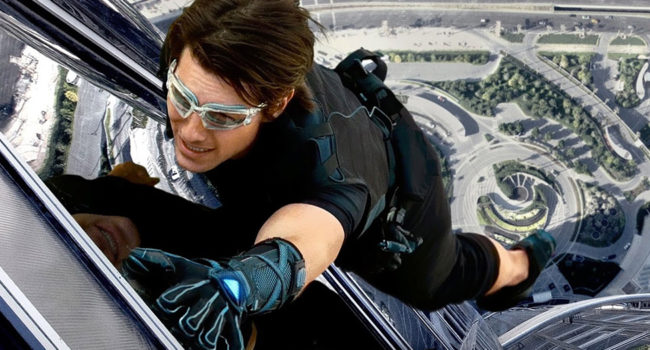 Ethan Hunt in Mission Impossible: Ghost Protocol