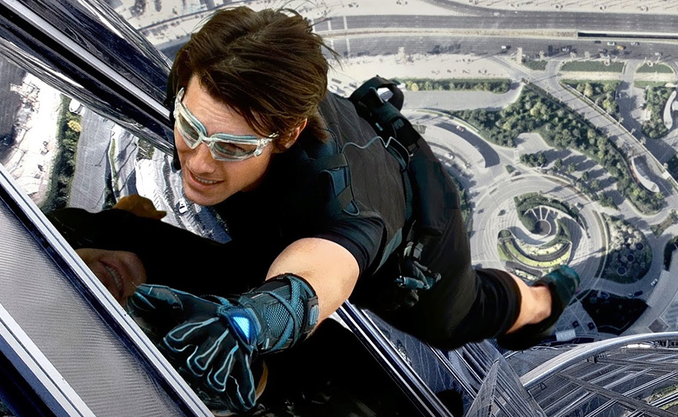 Tom Cruise Mission Impossible Ghost Protocol Blue Suit