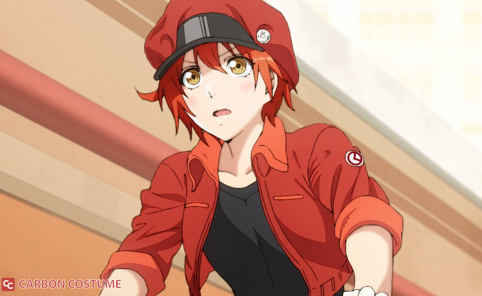 Cells at Work! Erythrocite Red Blood Cell Cosplay Costume