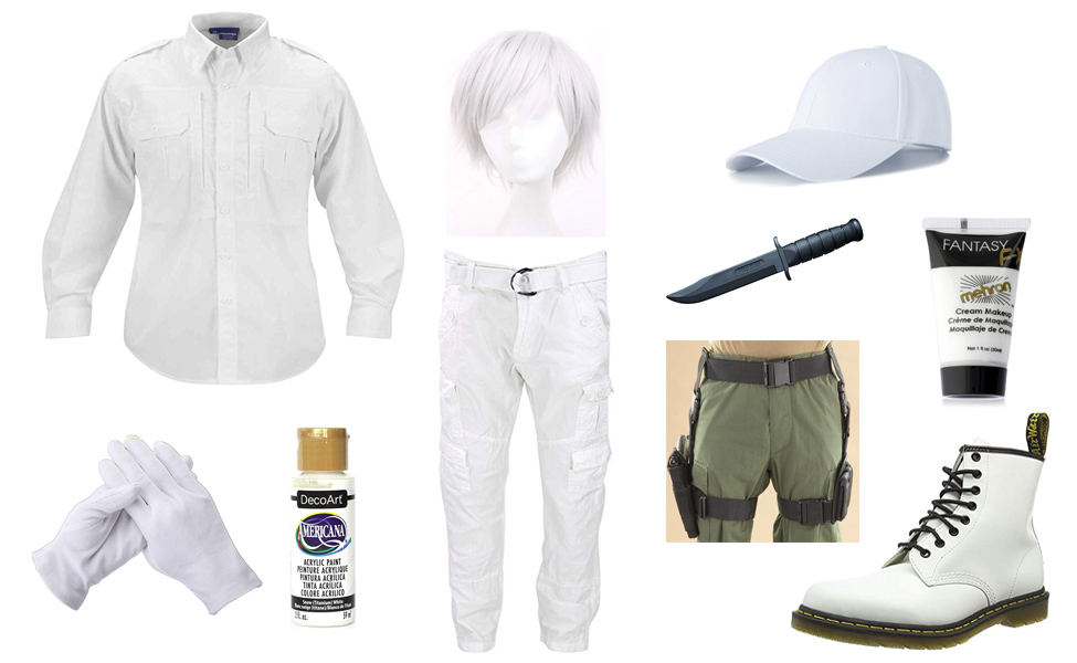 White Blood Cell Costume, Carbon Costume