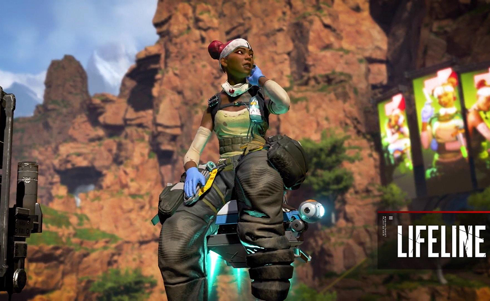 lifeline from apex legends - lifeline fortnite skin