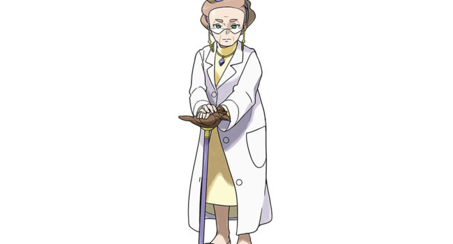 Professor Magnolia from Pokemon Sword and Shield