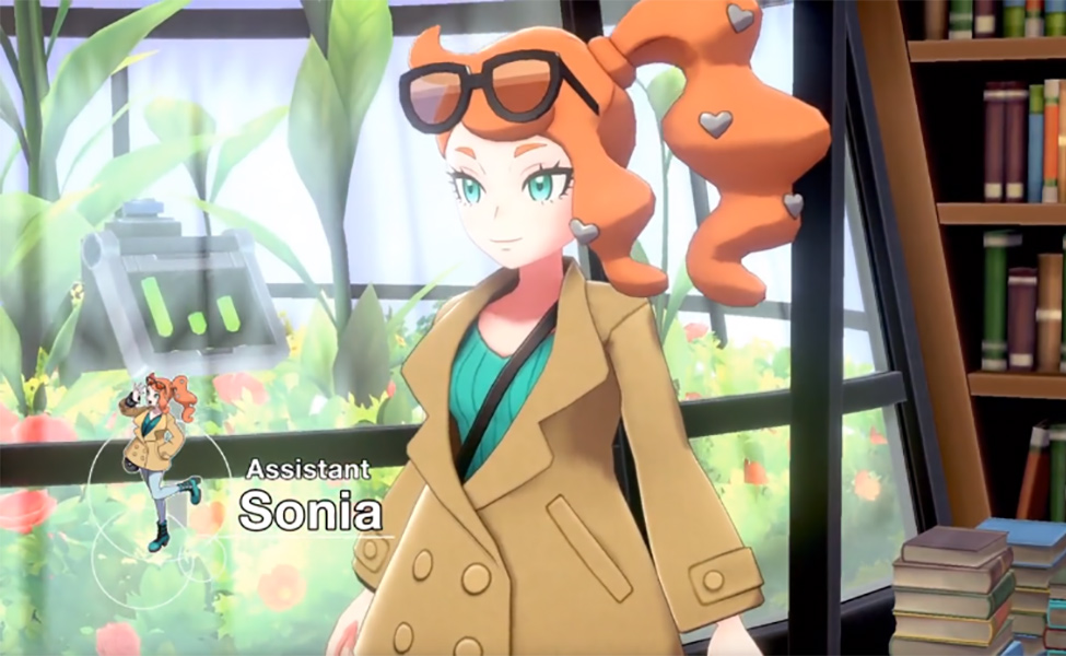 Sonia from Pokemon Sword and Shield