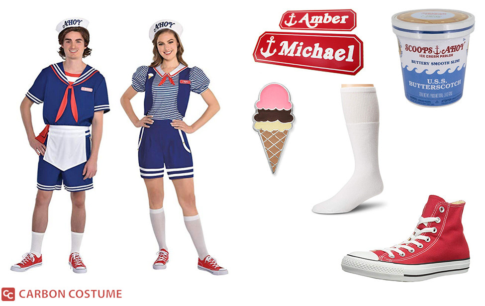 Stranger Things' Scoops Ahoy Halloween Costumes For Steve & Robin