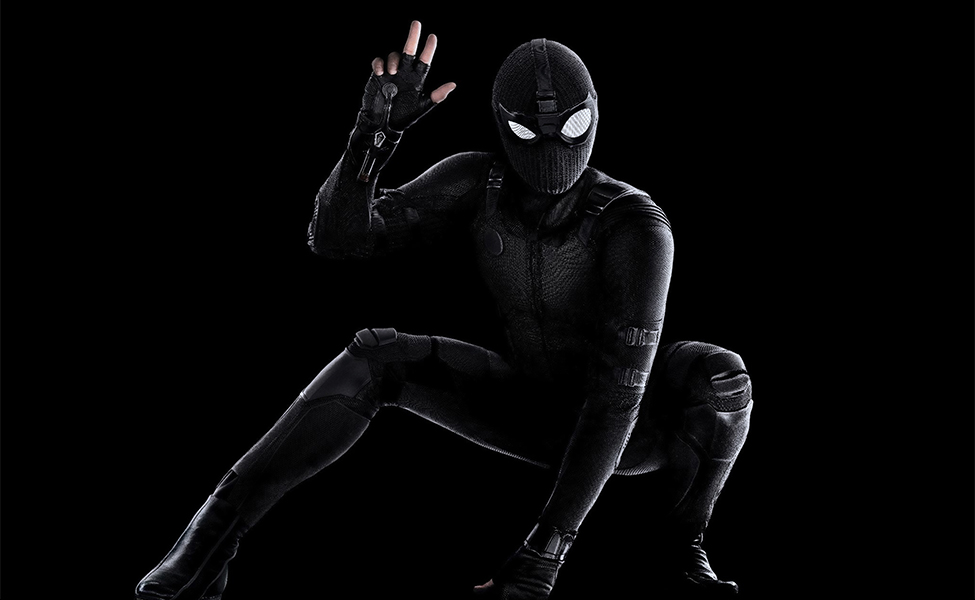 S. H. Figuarts Spiderman Far From Home - Spiderman Stealth Suit – Xavier  Cal Customs and Collectibles