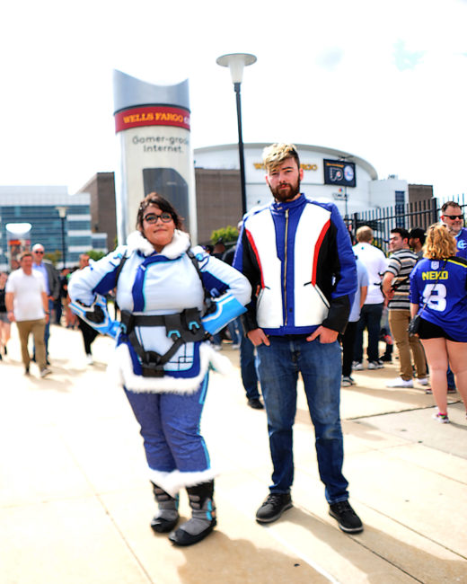 Mei and Soldier:76 cosplays from Overwatch by @xxqueenthiccxx and @uh.ricky