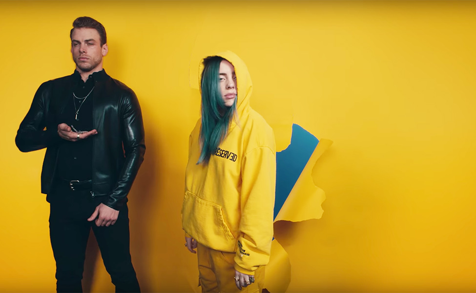 reserved yellow hoodie billie eilish