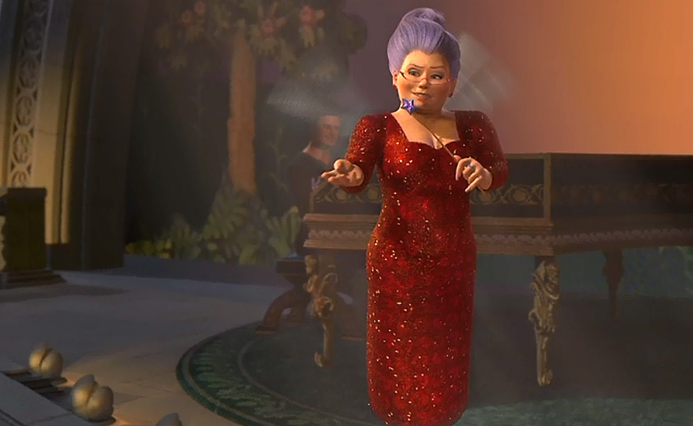 Fairy Godmother From Shrek 2 Costume Carbon DIY Dress Up.