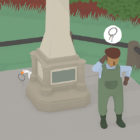 Groundskeeper from Untitled Goose Game