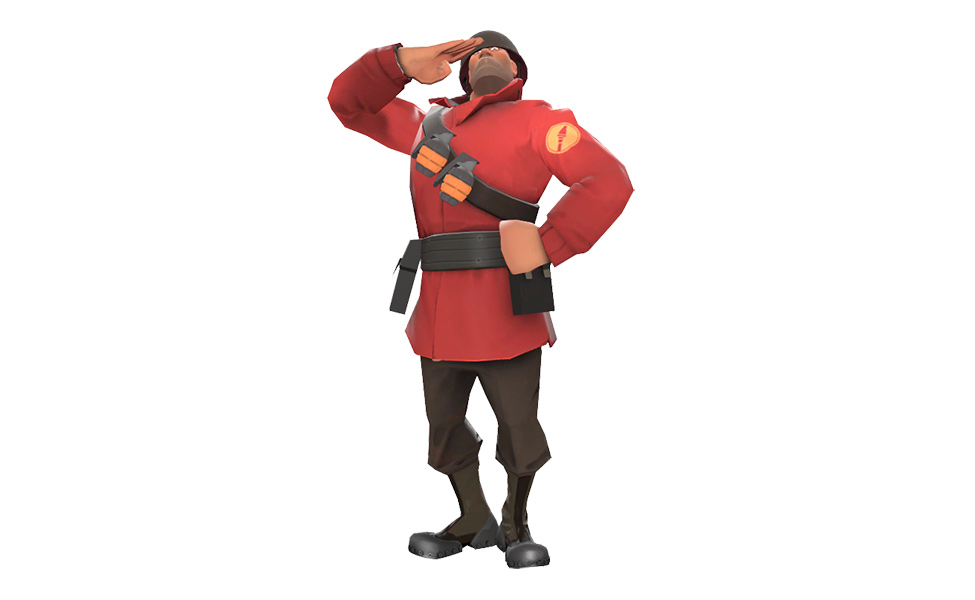 Tf2 Soldier Shirt Cosmetics - Ppt2 +1 puyo puyo tetris 2