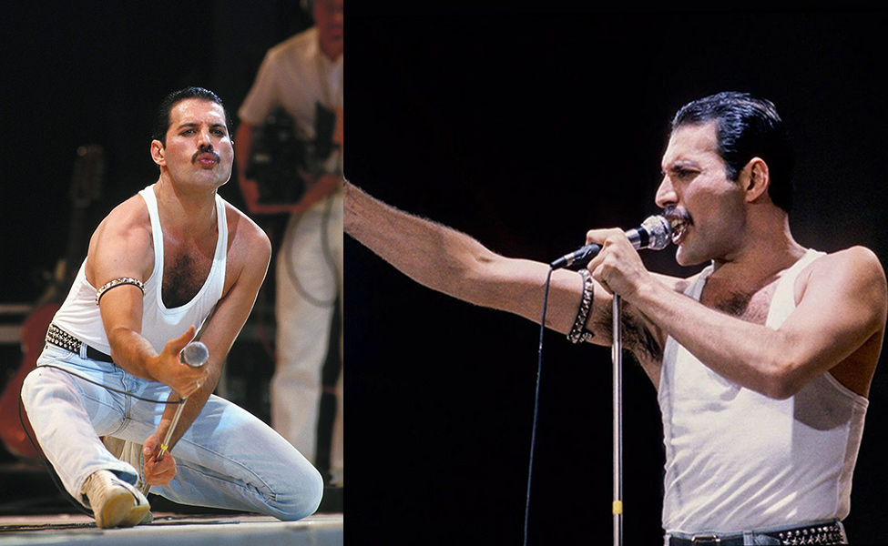 Freddie Mercury from Live Aid