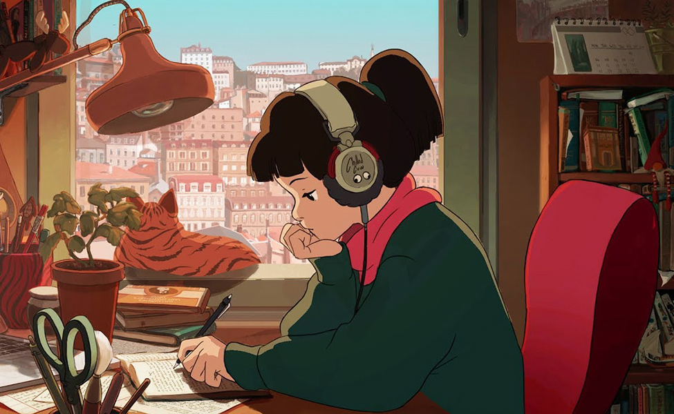 lofi hip hop radio girl