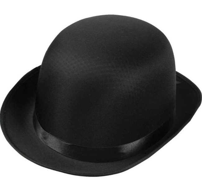 Black bowler/derby hat