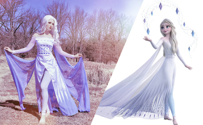 Make Your Own: Elsa’s White Forest Dress from Frozen II | Carbon