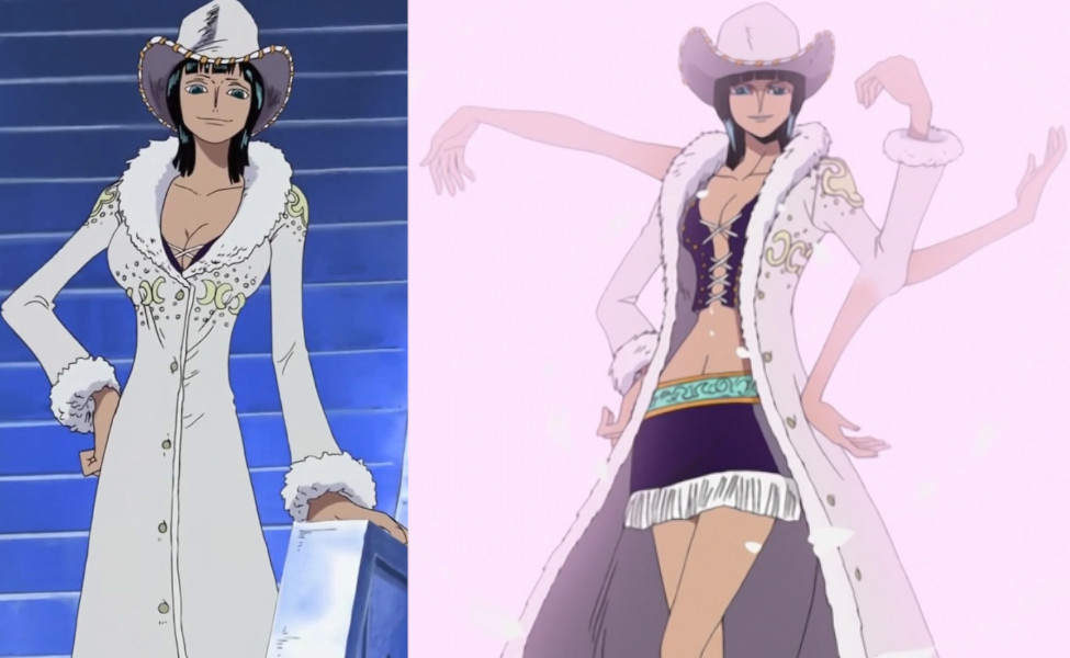 Nico Robin's White Cowboy Outfit from 