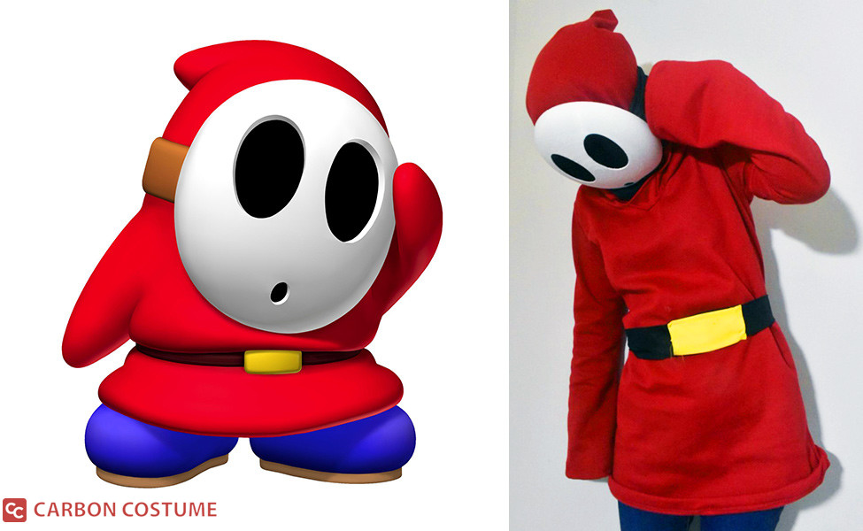 shy guy under the mask