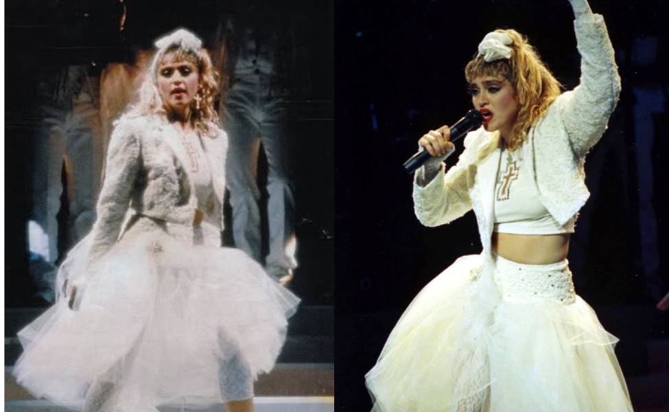 Madonna white outfit best sale