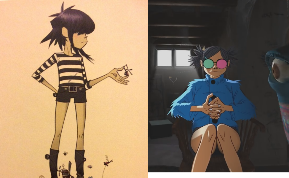 Noodle from Gorillaz. 